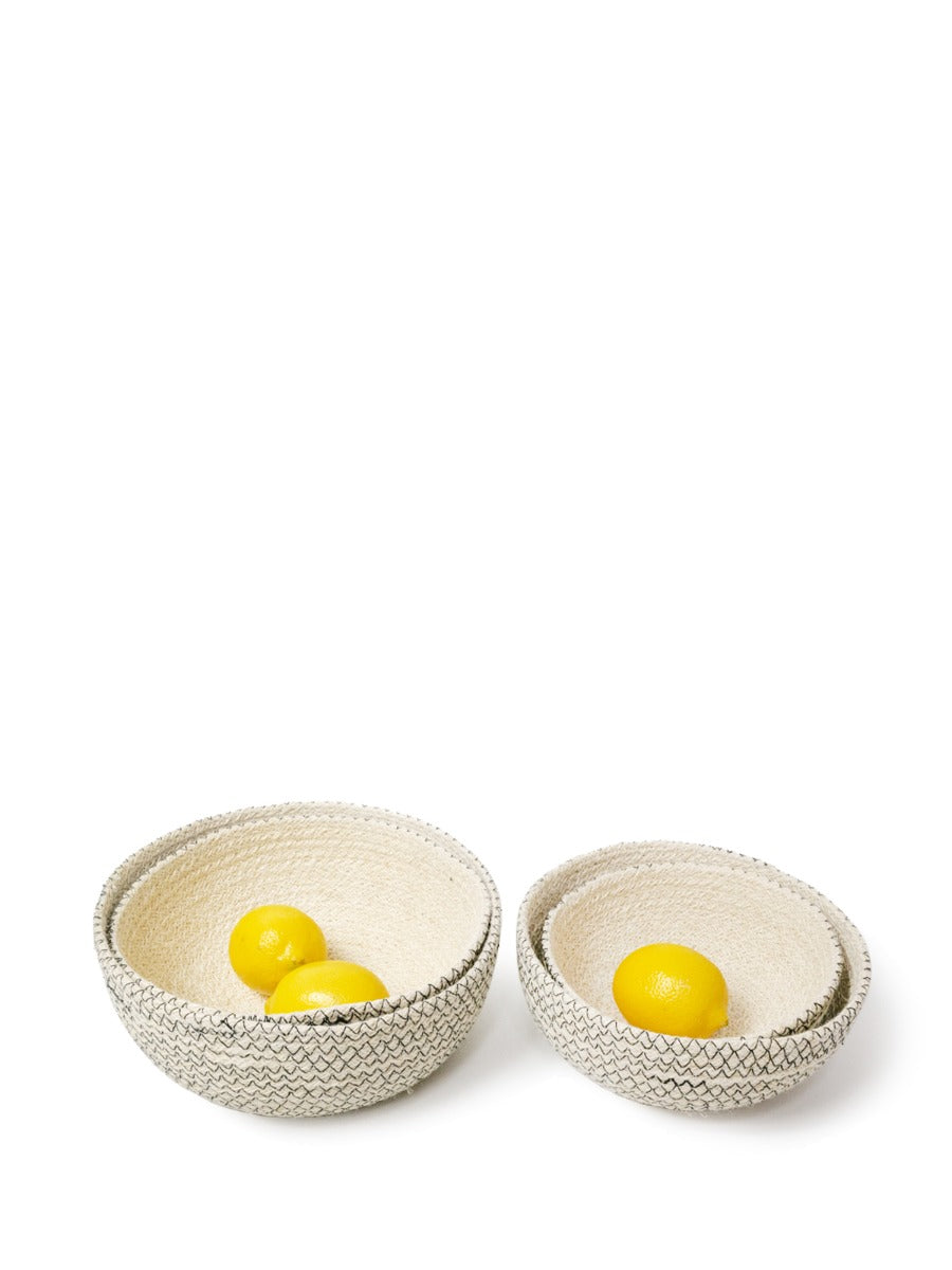 Amari Round Bowl - Black (Set of 4)