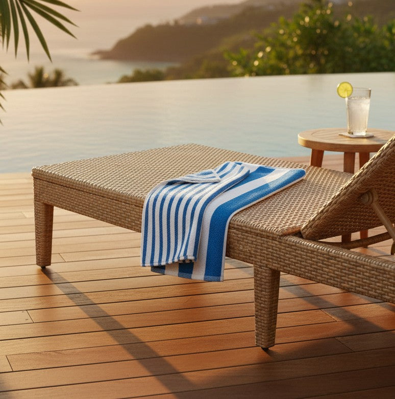 GOT Collection Tropical Stripe Pool Towels