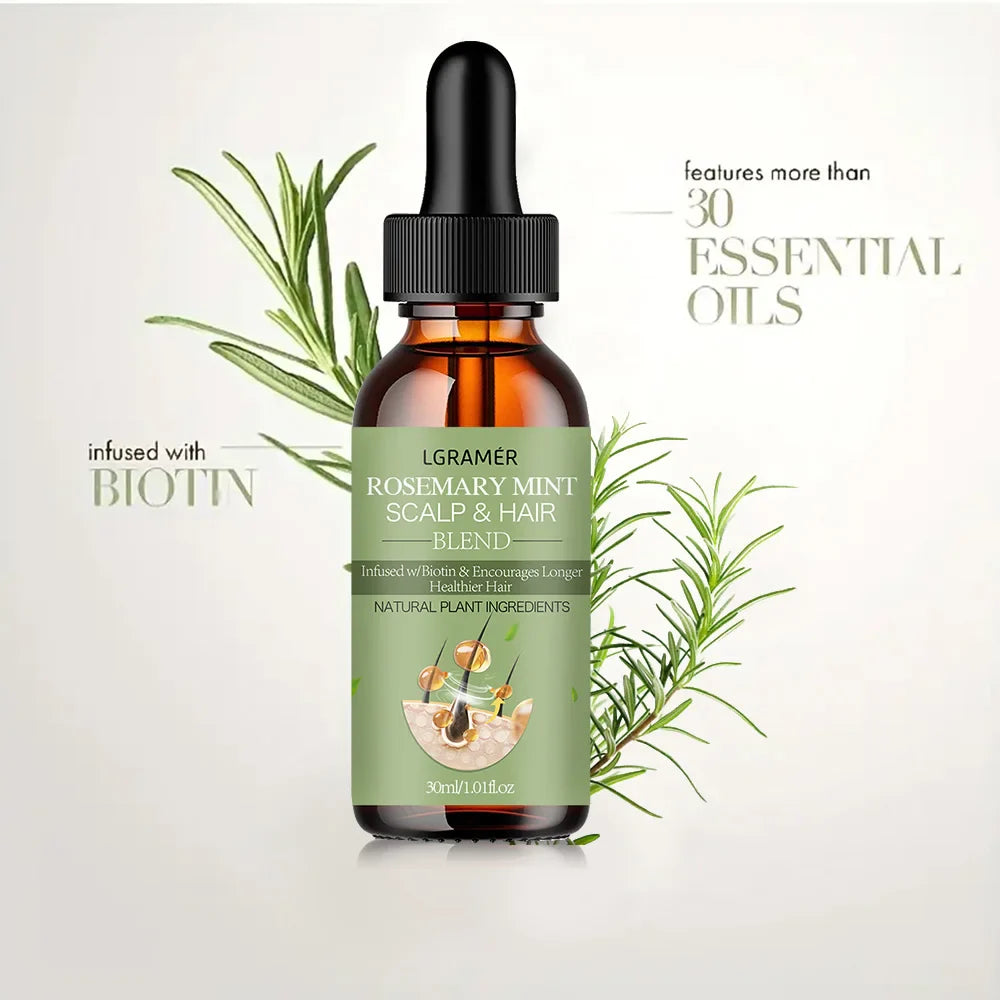 LGRAMER Organic Rosemary Essential Oil