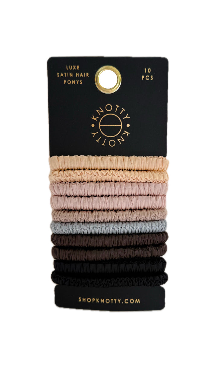 Luxe Satin Pony 10-Pack | Basics