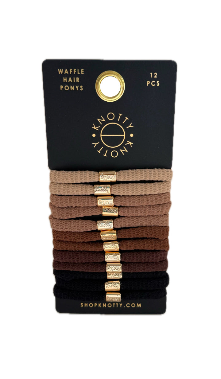 Waffle Knit Pony 12-Pack | Basics