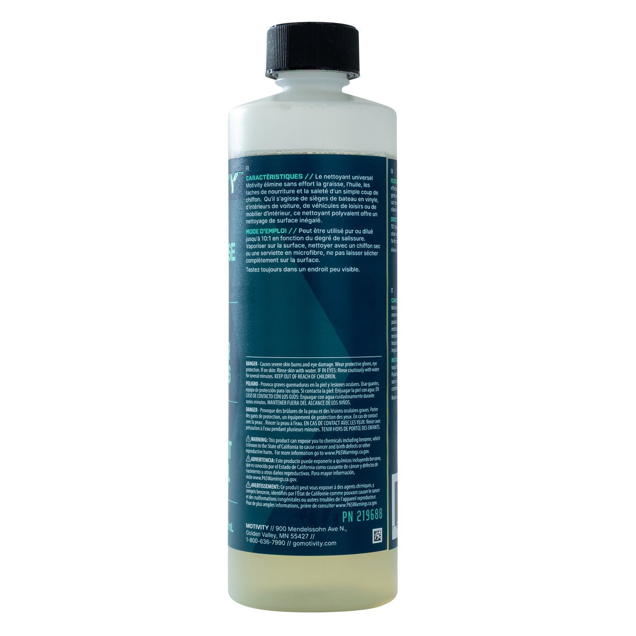 MOTIVITY All Purpose Cleaner Sprayable Pint, Degreaser, Versatile Surface Usage - 16 fl oz