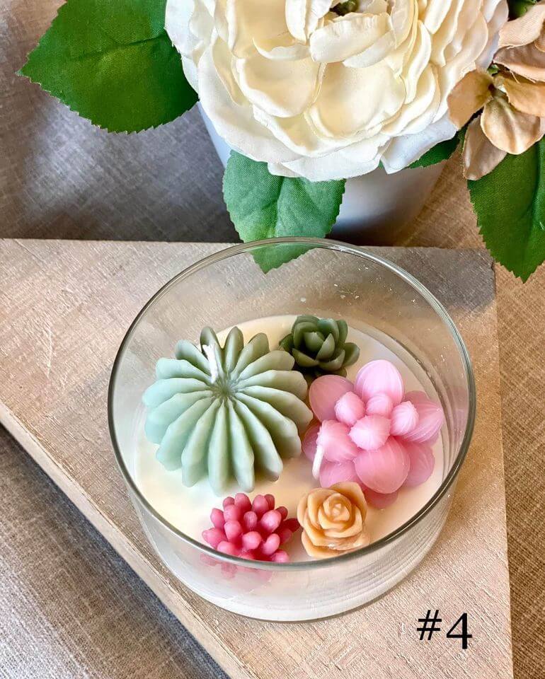 Garden Terrarium Candle with a Touch of Natures Serenity