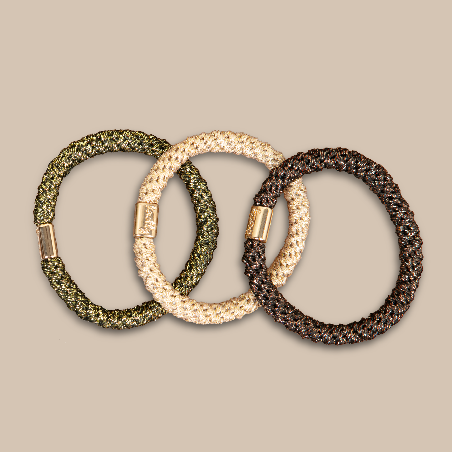 Luxe Hair Pony 12-Pack | Earth Metallics