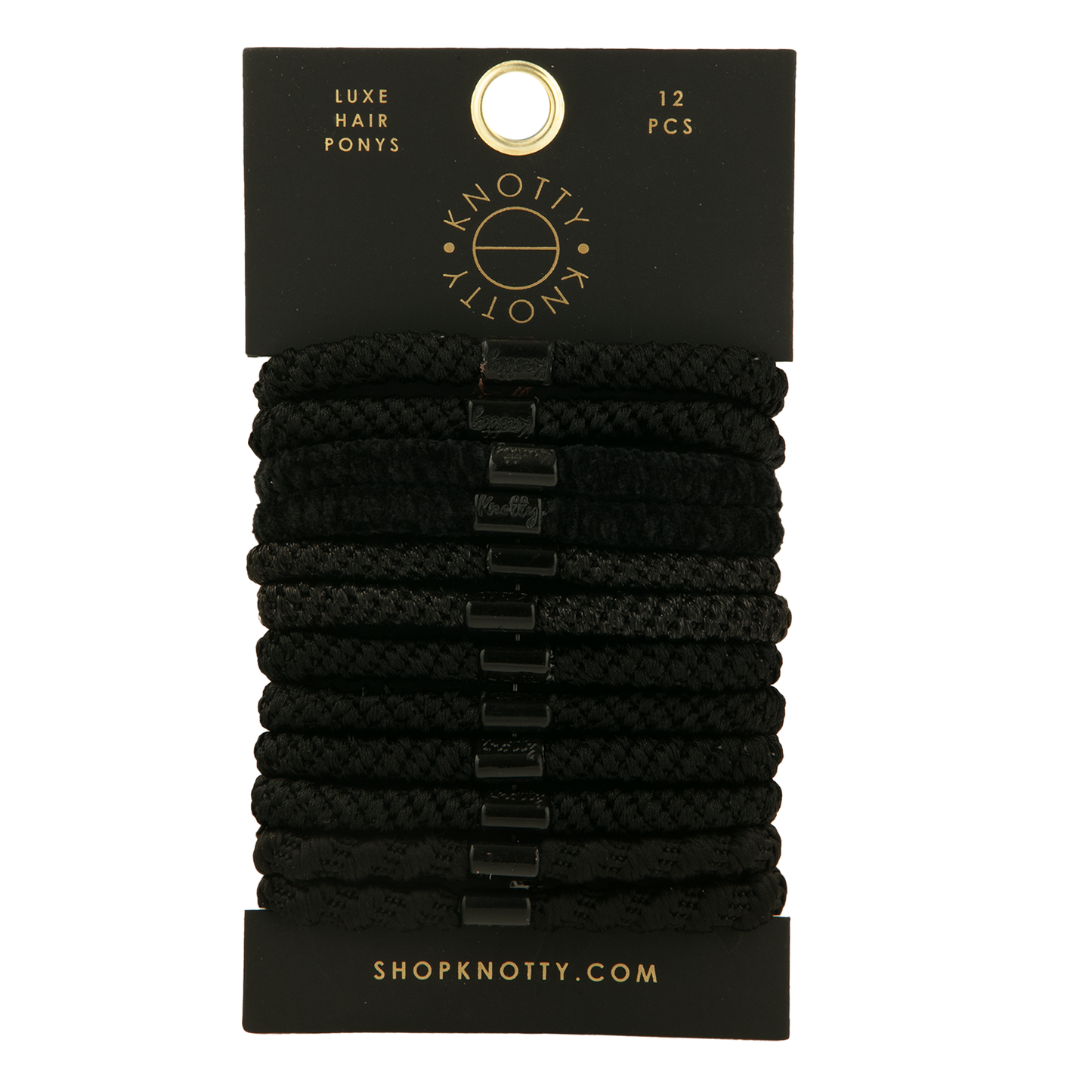 Luxe Hair Pony 12-Pack | Blackout