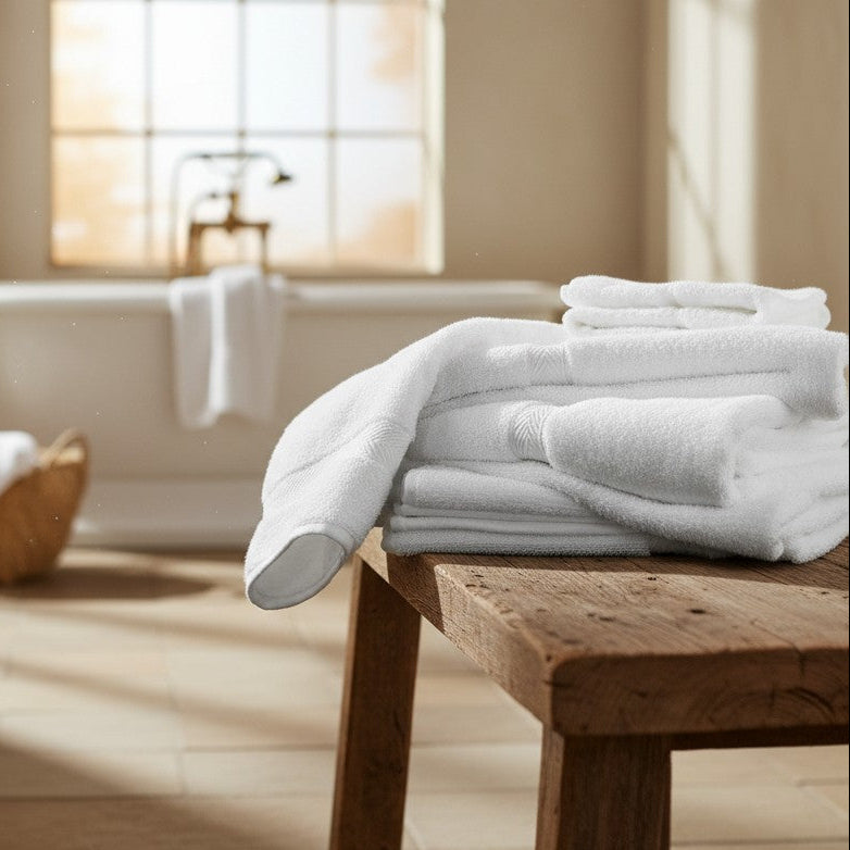 GOGD Collection Blended Towels with Dobby Border