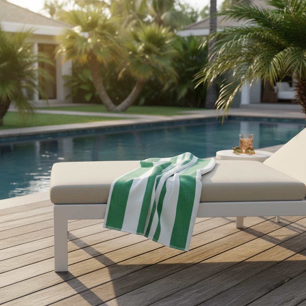 GOT Collection Tropical Stripe Pool Towels