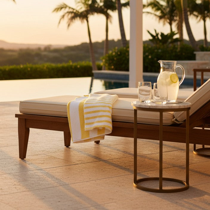 GOT Collection Tropical Stripe Pool Towels