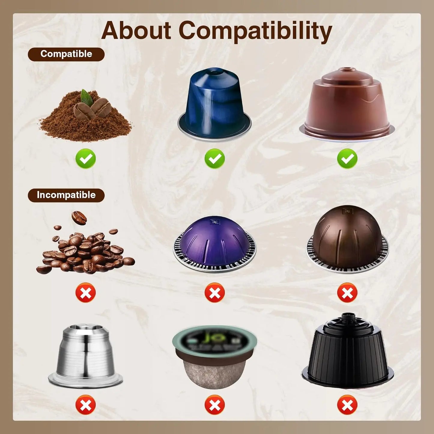 Italian-Style Small Portable Eco-Friendly Home Coffee Machine Espresso Outdoor Camping
