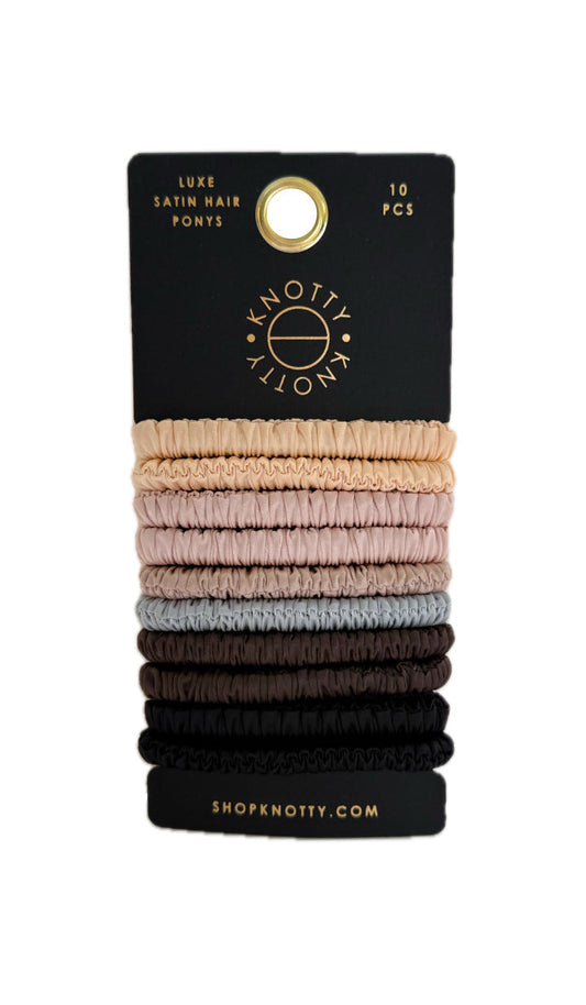 Luxe Satin Pony 10-Pack | Basics