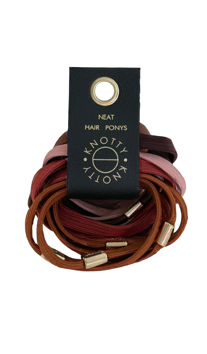 Neat Pony Set of 12 | Brown