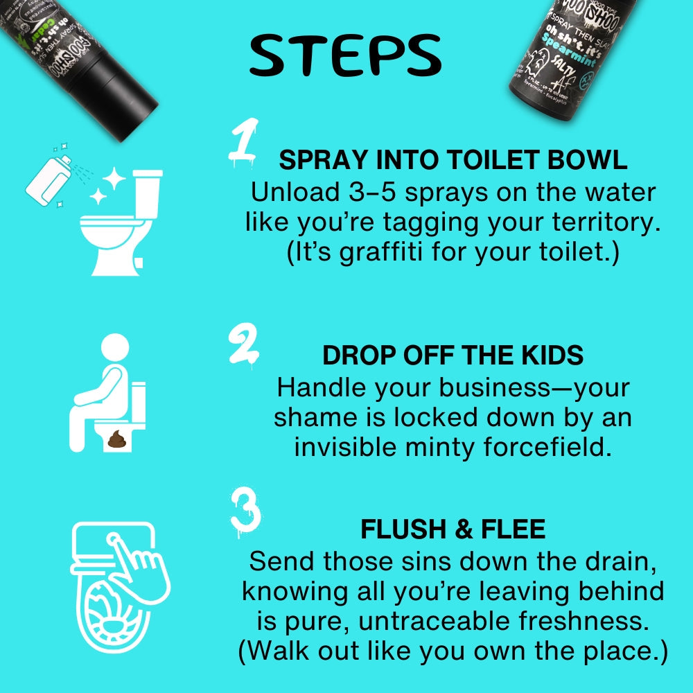 Spearmint Before You Go Toilet Spray