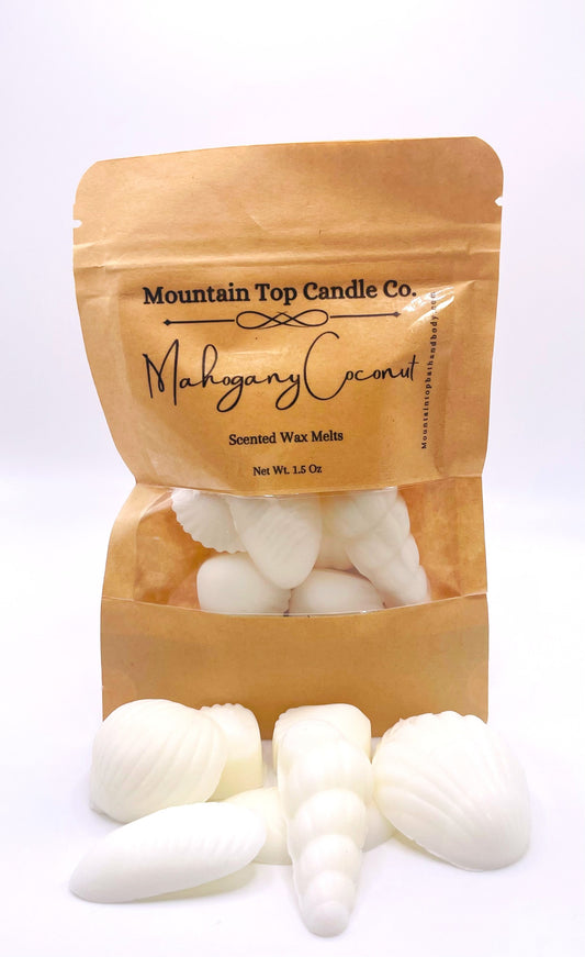 Mahogany & Coconut Seashell Melts
