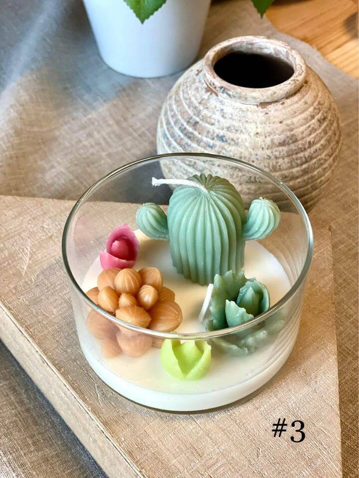 Garden Terrarium Candle with a Touch of Natures Serenity