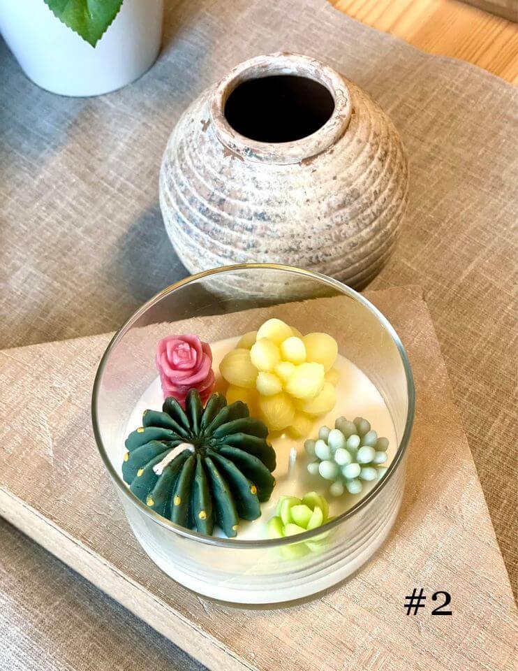 Garden Terrarium Candle with a Touch of Natures Serenity