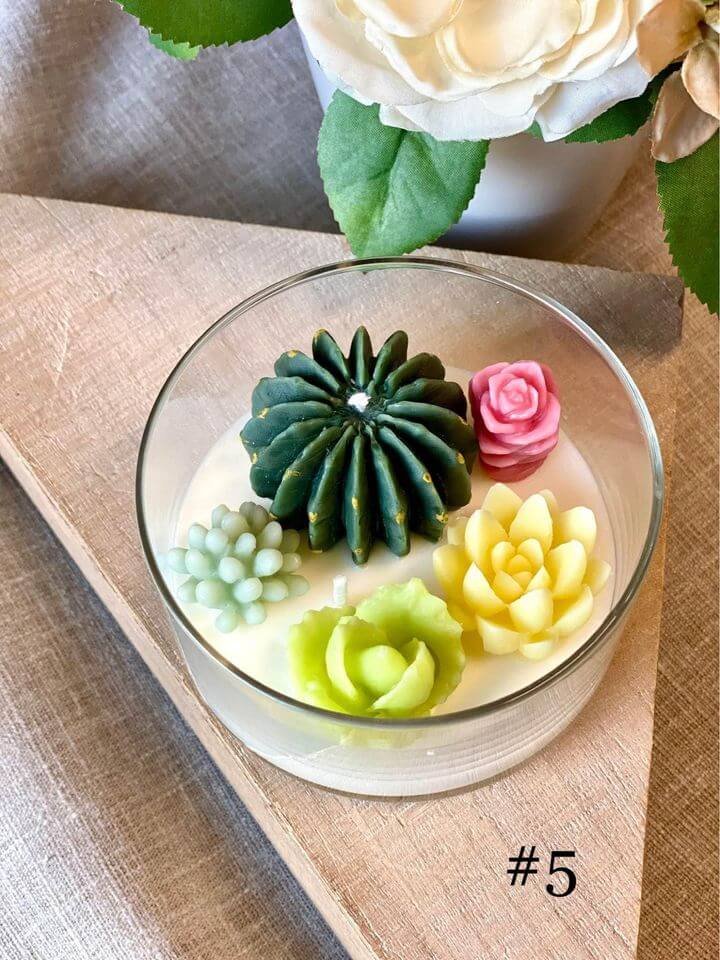 Garden Terrarium Candle with a Touch of Natures Serenity