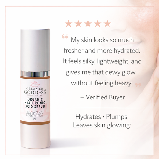 Organic Hyaluronic Acid Serum – Plumping Hydration 1 oz.