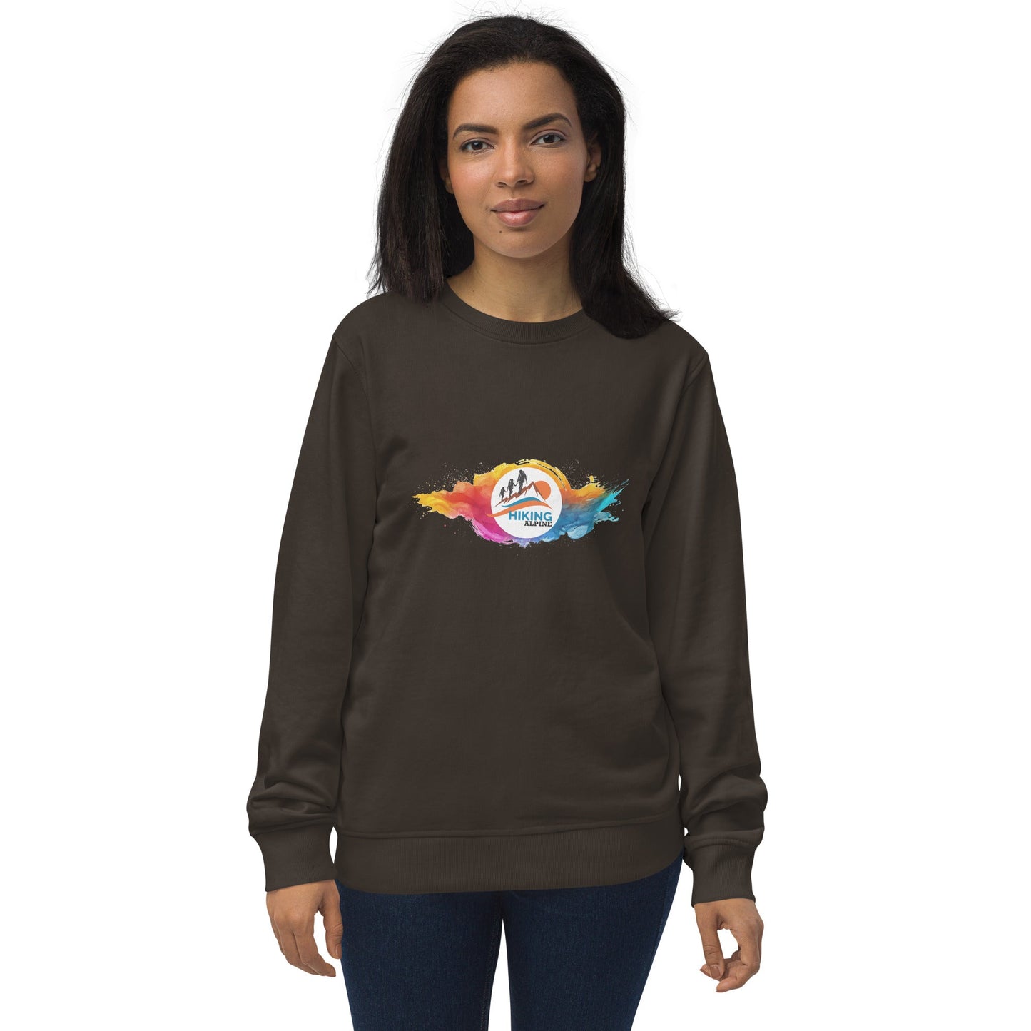 Hiking Alpine Family Unisex organic sweatshirt