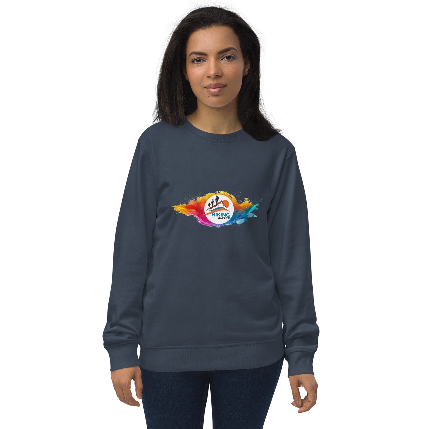 Hiking Alpine Family Unisex organic sweatshirt