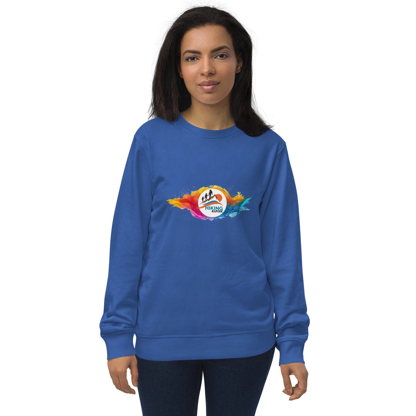 Hiking Alpine Family Unisex organic sweatshirt